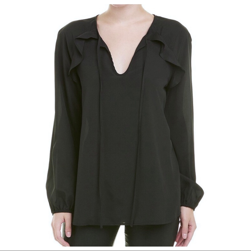 NWT⚜️ BCBGMaxAzria Keyhole Black Top